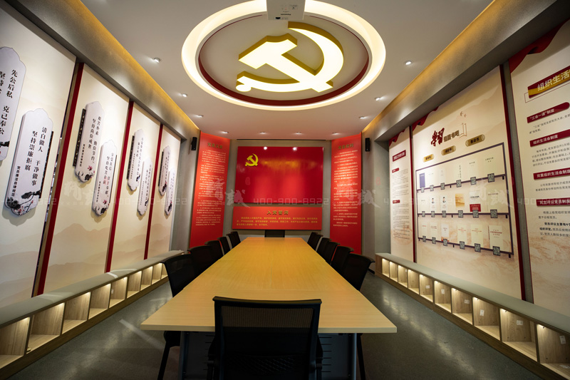 宝鸡长青能源化工党建馆设计与施工完工 宝鸡长青能源化工党建馆设计与施工完工