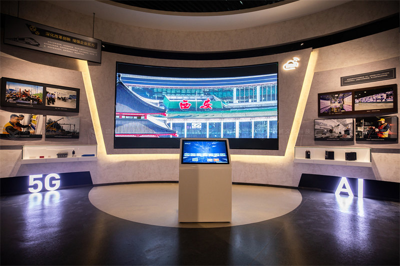 铁路香蕉视频免费下载APP施工-陕西铁路陈列馆案例展示 铁路香蕉视频免费下载APP施工-陕西铁路陈列馆案例展示