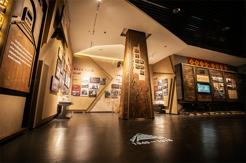 铁路香蕉视频免费下载APP施工-陕西铁路陈列馆案例展示 铁路香蕉视频免费下载APP施工-陕西铁路陈列馆案例展示