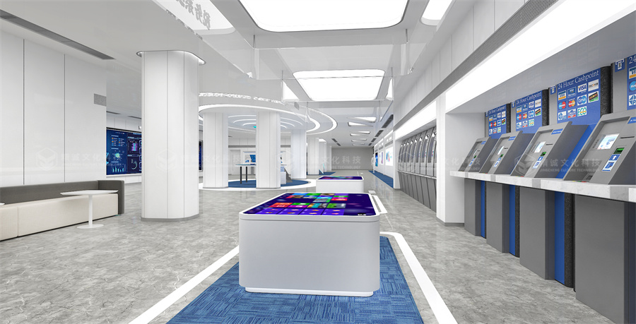 银行展厅设计-建设银行智慧政务大厅 银行展厅设计-建设银行智慧政务大厅