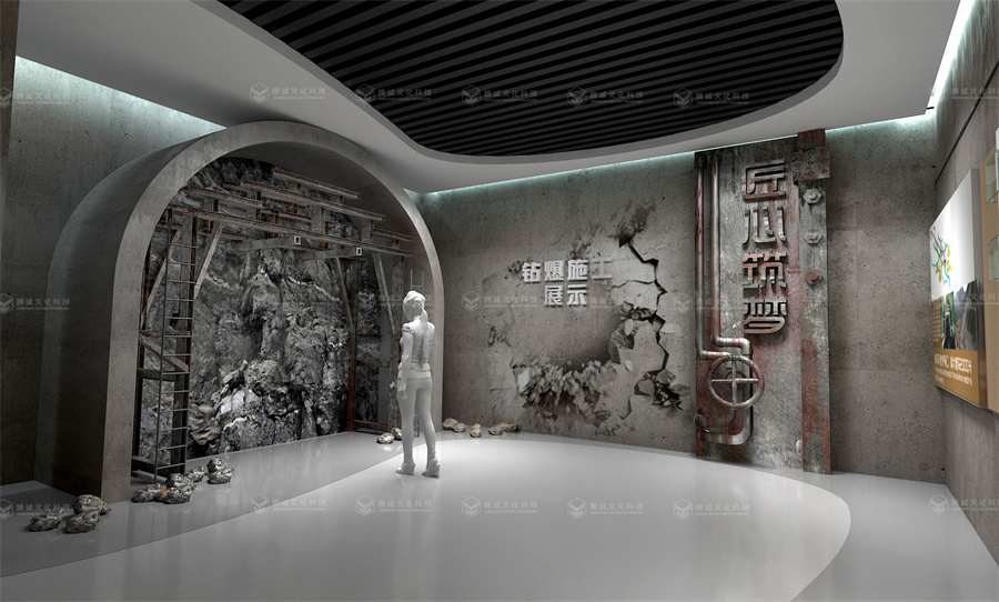 水系工程展厅设计-引汉济渭实验基地展厅 水系工程展厅设计-引汉济渭实验基地展厅