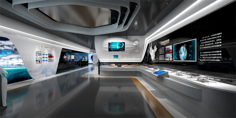 青海科学数据中心展厅设计-文博展厅案例 青海科学数据中心展厅设计-文博展厅案例