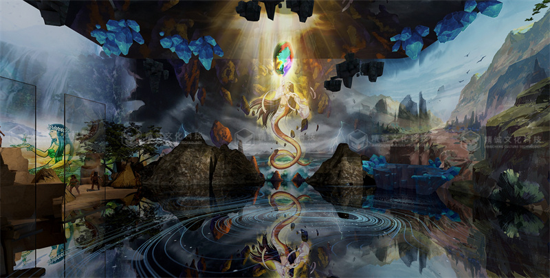 神话展厅设计-潼关古城中国神话展厅 神话展厅设计-潼关古城中国神话展厅