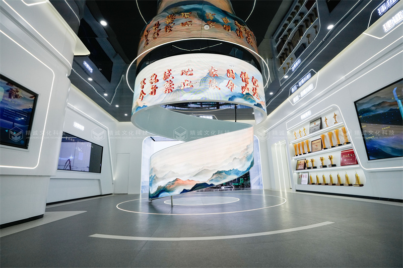 建筑行业展厅设计-中建八局西北公司企业展厅落成 建筑行业展厅设计-中建八局西北公司企业展厅落成