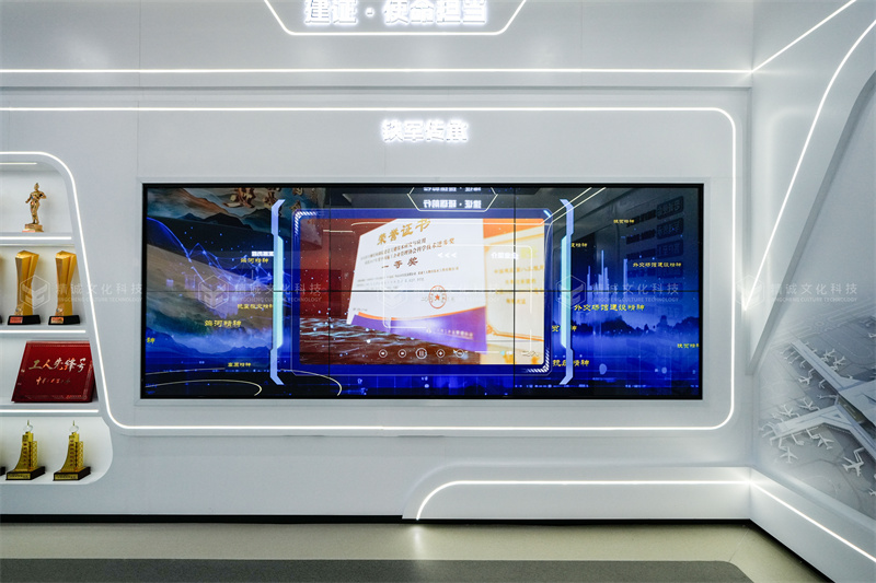 建筑行业展厅设计-中建八局西北公司企业展厅落成 建筑行业展厅设计-中建八局西北公司企业展厅落成